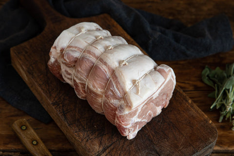 Pork - Shoulder Boneless Rind On Netted