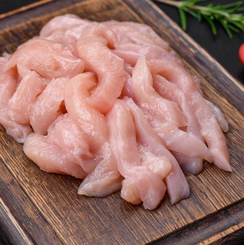 Chicken - Breast Strips 7mm (5kg Bagged)